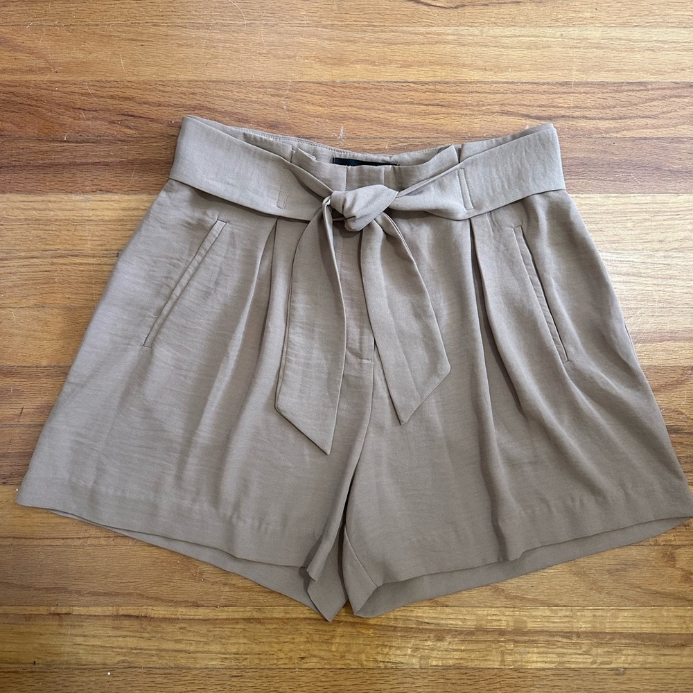 Khaki Flowy Shorts